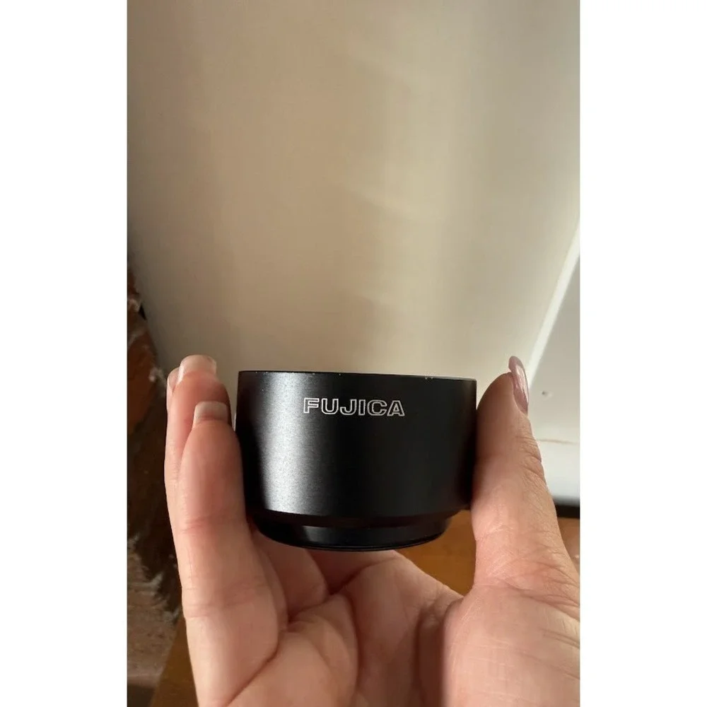 Fujica Fujinon 135mm f/3.5 Prime Lens for Film Camera & storage case & Lens Hood